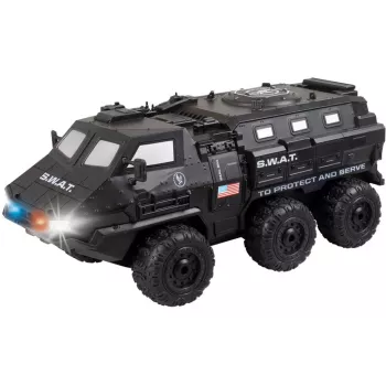 RC sunkvežimis REVELL SWAT Tactical Truck 24437, radijo bangomis valdomas modelis 1:16 masteliu