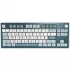 Montech MKey TKL klaviatūra, skirta žaidimams, USB, tamsiai pilka, šviesiai mėlyna, balta