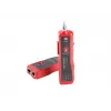 LANBERG tinklo kabelių testeris NT-0501 — RJ-11/RJ-12/RJ-45 palaikymas, maksimalus ilgis 250 m, įmontuota baterija, LED indikatoriai, juodas