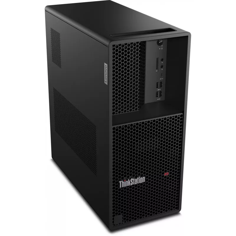 Lenovo ThinkStation P3 Tower Gen 2 Intel Core Ultra 5 245K 32 GB DDR5-SDRAM 512 GB SSD Windows 11 Pro darbo stotis juoda