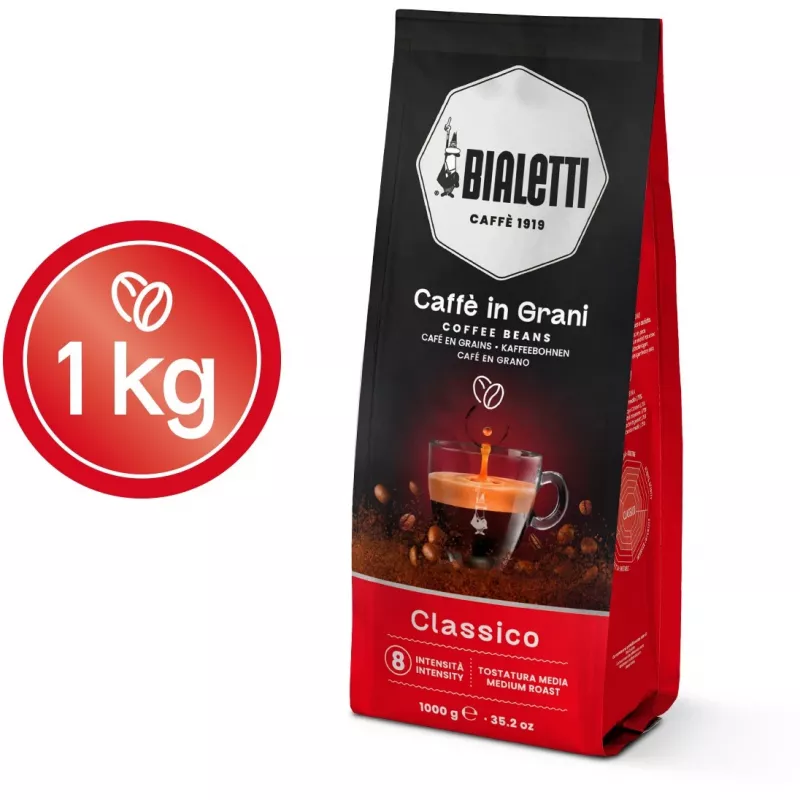 Kava Bialetti Classico 1 kg Espresso vidutinio skrudinimo