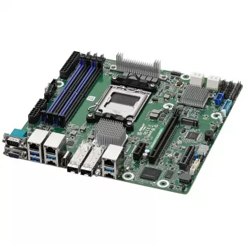 ASRock B650D4U3-2L2Q/BCM pagrindinė plokštė AMD B650 Express Socket AM5 micro ATX