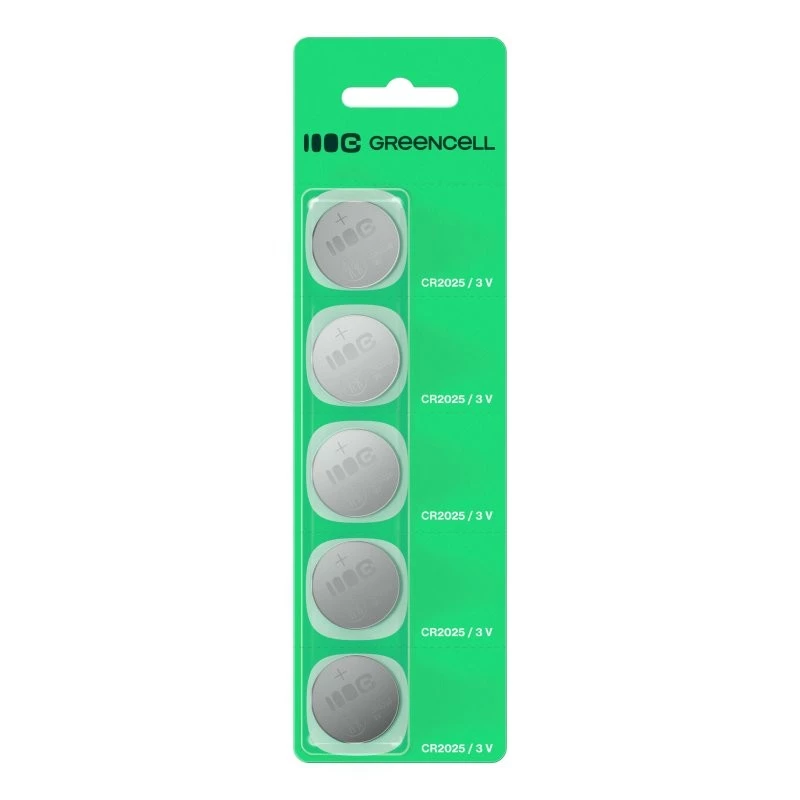 Green Cell CR2025 ličio baterija 3V 160mAh diskinė celė