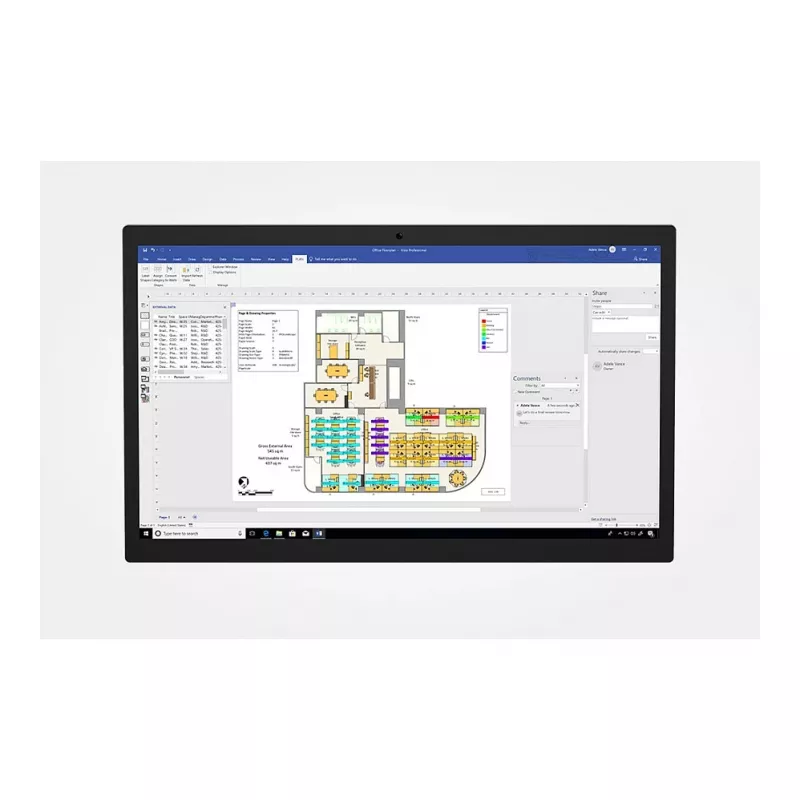Microsoft MS Visio Professional 2021 Win English P8 1 License Medialess (EN)