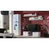 Cama TV stovas SOHO 140 baltas/baltas blizgus