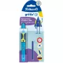 Pelikan griffix® plunksnakotis dešiniarankiams - Neon Fresh Blue - Mėlynas - Užpildymo kasetėmis sistema - Mėlynas - Plastikas - Nerūdijantis plienas - Dešiniarankiams (820363)
