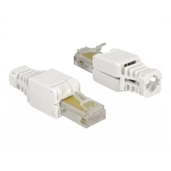 Laido jungtis DeLOCK 86415 RJ-45 Balta