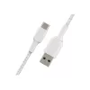 USB laidas Belkin CAB002BT0MWH 0,15 m USB A USB C Baltas