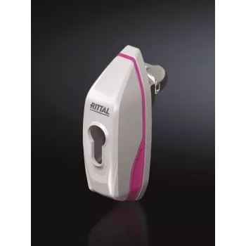 Spintos Mini komfortinė rankena su užrakto įdėklu ir profilio puscilindriu Rittal 2537100