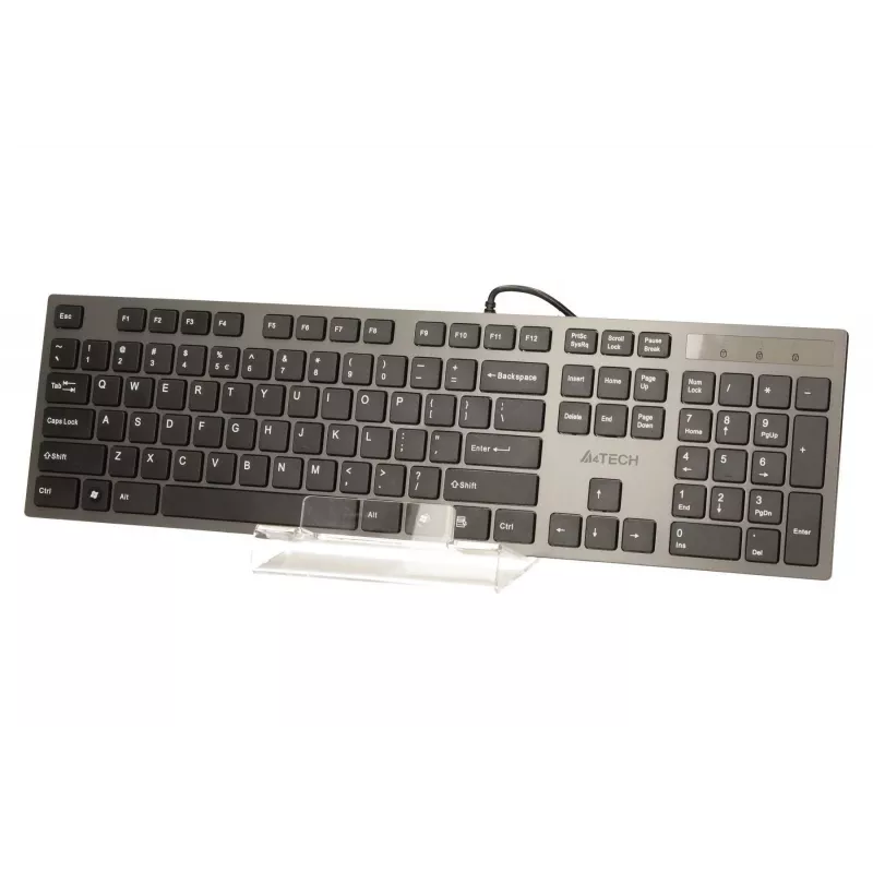 A4Tech KV-300H klaviatūra USB QWERTY juoda, pilka
