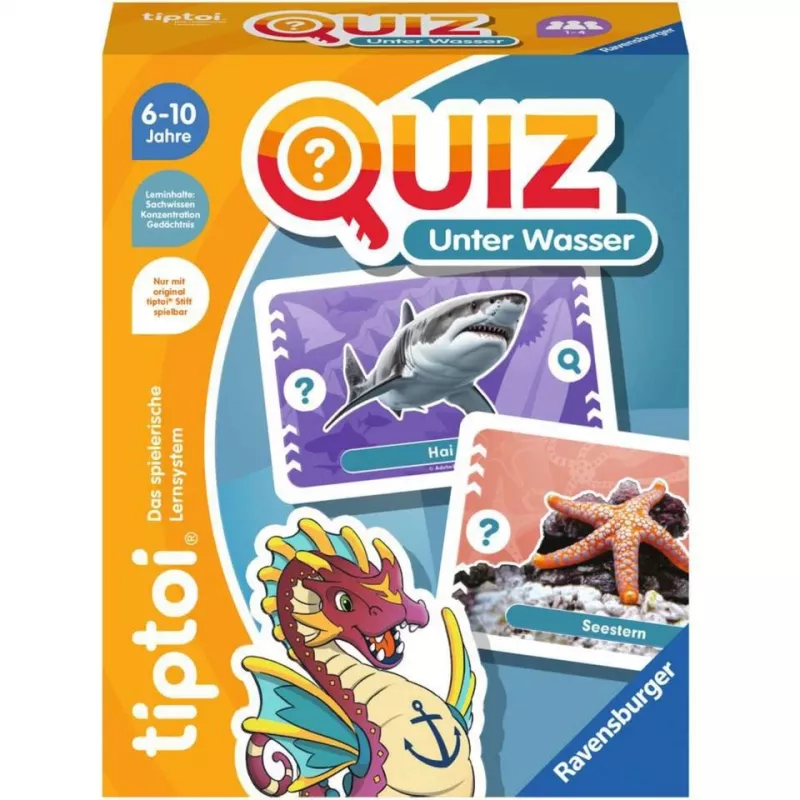 tiptoi Quiz Underwater, viktorinos žaidimas