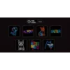 Laidinis USB žaidimų pultas MANTA SNL63MT Neon Lights — PC valdiklis su USB jungtimi