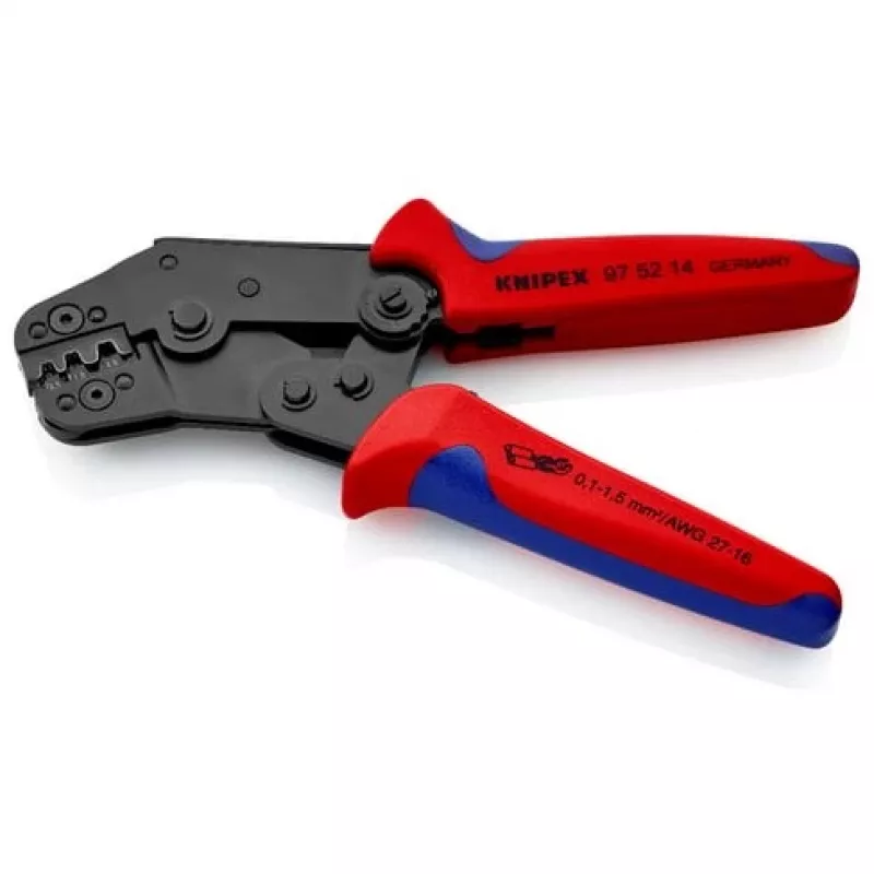 Knipex 97 52 14 Užspaudimo replės Neizoliuotos, atvira jungtis 0,10–1,5 mm²