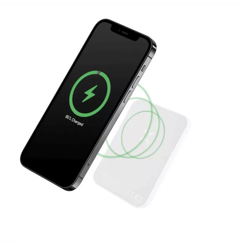 Nešiojama išorinė baterija FIXED FIXZENM-6-WH — 6000 mAh, USB-C greitas įkrovimas, balta