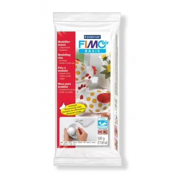 Modeliavimo molis Staedtler FIMOair basic 8100 Balta 500 g