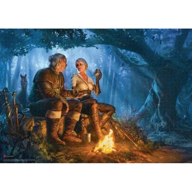 Good Loot Gaming Puzzle: The Witcher Journey of Ciri, 1000 dalių