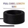 Ethernet komutacinis kabelis QOLTEC CAT6 UTP, 50 m, juodas