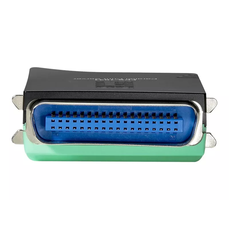 LevelOne Lygiagretaus spausdinimo serveris, juoda, žalia, Veikla, Ryšys, Maitinimas, Būsena, Taivanas, Ethernet LAN, IEEE 802.3, IEEE 802.3u, 10,100 Mbit/s