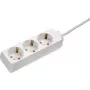 Maitinimo lizdas AS Schwabe 13911, Schuko lizdai, 1 vnt., baltas