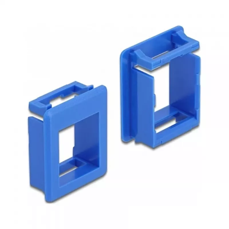 Montavimo rinkinys DELOCK 86764 — mėlyni plastikiniai montavimo priedai