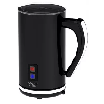 Automatinis pieno putotuvas / šildytuvas Adler AD 4478 — nerūdijančio plieno dubuo, 240 ml talpa, 500 W, karštas ir šaltas