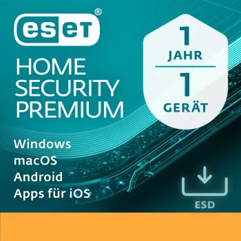 ESET Home Security Premium elektroninė programinės įrangos atsisiuntimo licencija 1 metams
