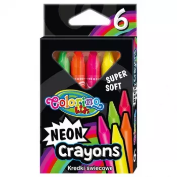 Colorino Kids neoninės kreidelės 6 spalvų