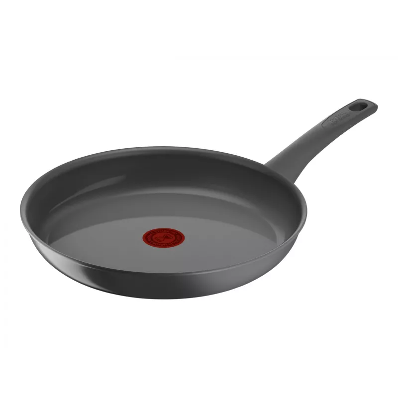 Keptuvė Tefal C4260643, 28 cm skersmuo, tinkama indukcijai, fiksuota rankena, pilka