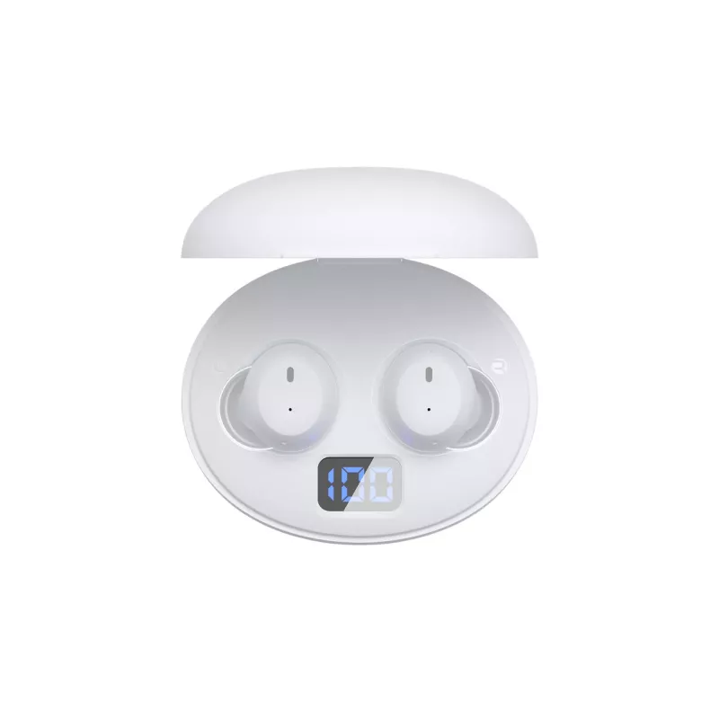Belaidės ausinės White Shark GEB-TWS-02 Vortex baltos