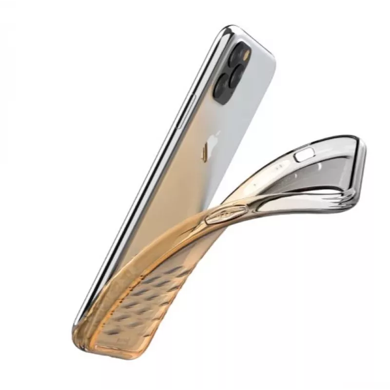 Apsauginis telefono dėklas Devia Ocean serijos, skirtas iPhone 11 Pro Max — aukso perėjimo apdaila
