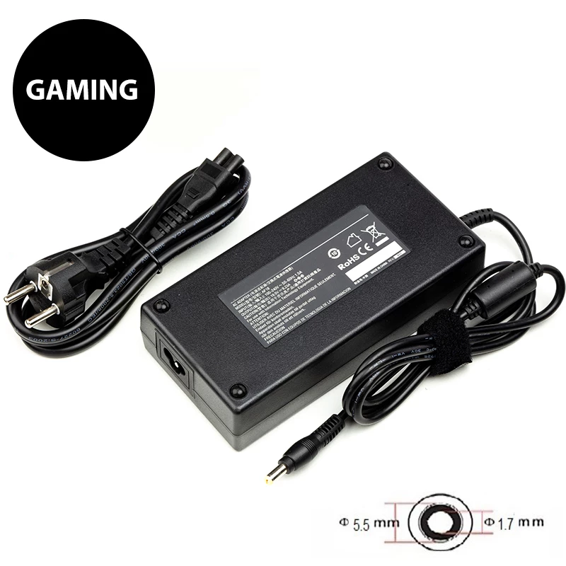Extra Digital AC180G5517 maitinimo adapteris, juodas