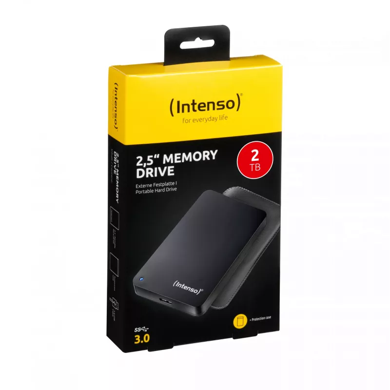 Išorinis kietasis diskas Intenso 2TB USB 3.2 2.5 colio juodas