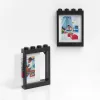 Nuotraukų rėmelis Room Copenhagen LEGO paveikslėlio rėmelis juodas — suderinamas su LEGO minifigūromis demonstruoti