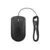 Laidinis optinis pelė Lenovo GY51D20875 USB Type-C, abiem rankoms tinkama, 2400 DPI, 4 mygtukai, juoda