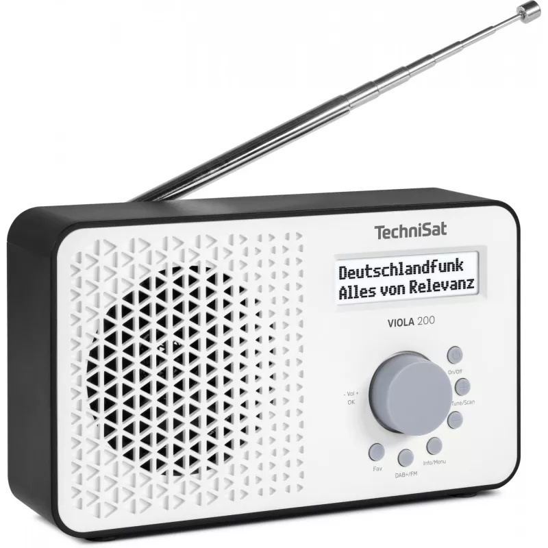 TV imtuvas TECHNISAT VIOLA 200 balta/juoda HD DVB‑S2