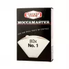 Vienkartinis popierinis kavos filtras MOCCAMASTER Cup dydis 1 — 80 vnt., baltas