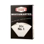 Vienkartinis popierinis kavos filtras MOCCAMASTER Cup dydis 1 — 80 vnt., baltas