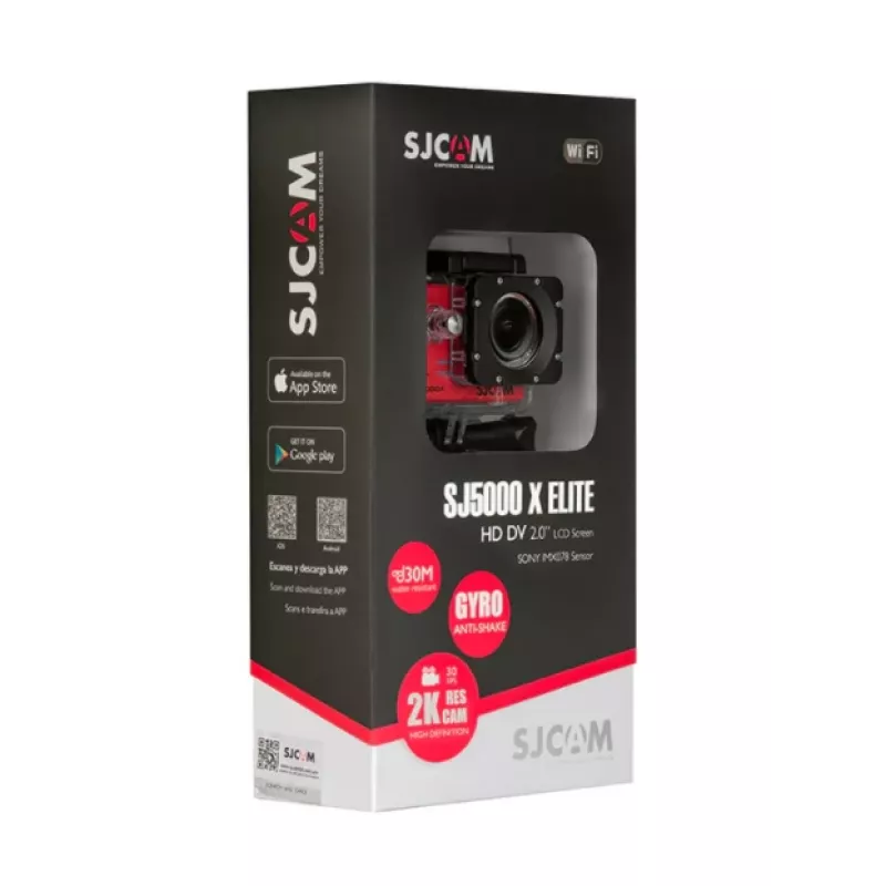 Veiksmo sporto kamera SJCAM SJ5000X 12 MP Full HD Wi-Fi 60 fps