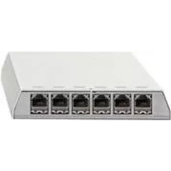 Komutacinis skydelis Rutenbeck PP-Cat.6A iso-6 Ap rw ekranuotas 6x RJ-45