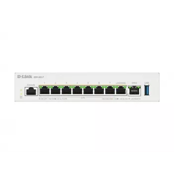 D-Link DBR-600-P/B verslo klasės PoE maršruto parinktuvas, Ethernet WAN, 2,5 Gigabit Ethernet, balta