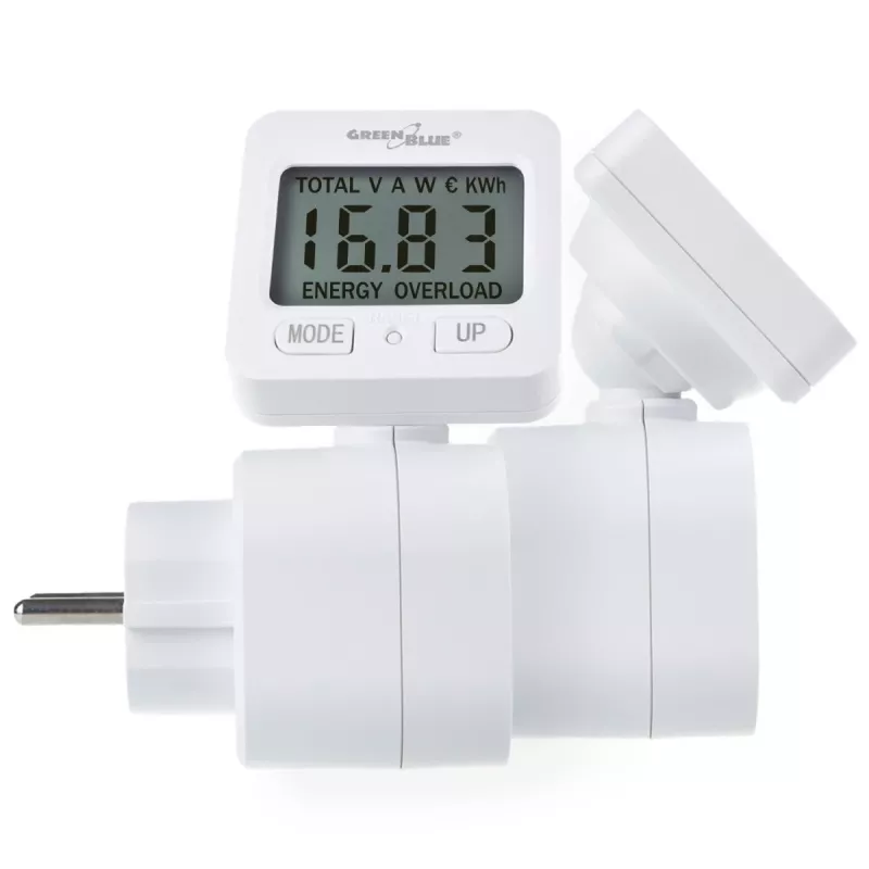 Vatmetras energijos matuoklis GB615E GreenBlue