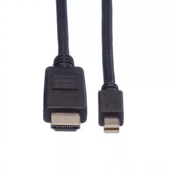ROLINE vaizdo kabelis - Mini DisplayPort (V) į HDMI (V)