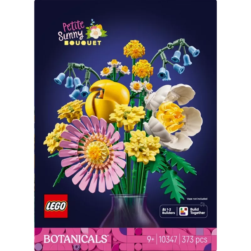 LEGO ICONS 10347 Botaninė kolekcija – Maža saulėta puokštė