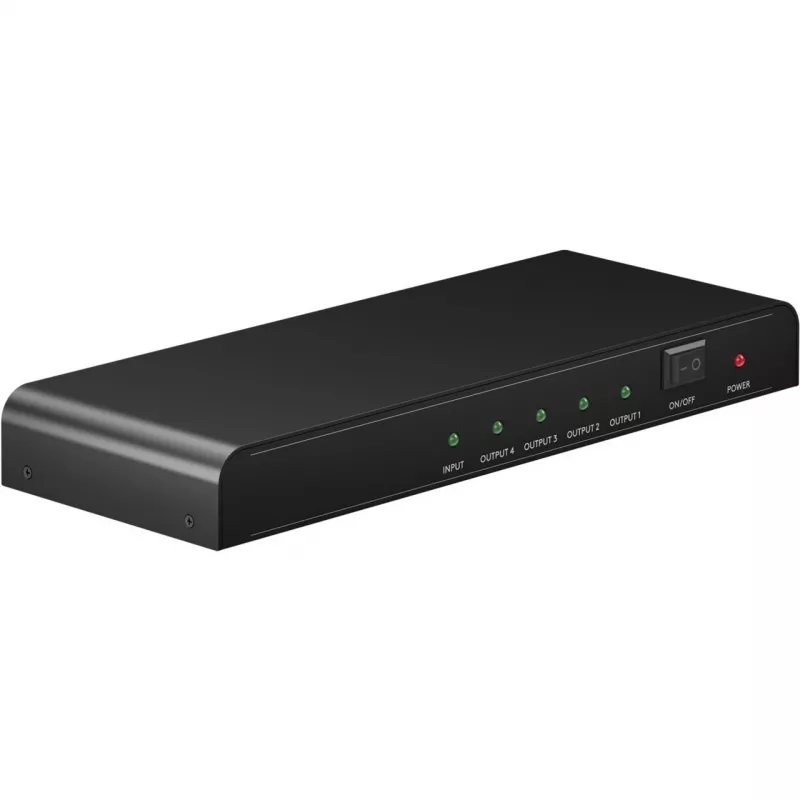 Goobay HDMI™ skirstytuvas 1 į 4 (4K @ 30 Hz) (58482)