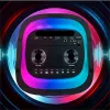 Nešiojamas garsiakalbis MANTA SPK0601B100, 100 W, Bluetooth, karaokė, belaidis mikrofonas, baterija, ekvalaizeris, disko apšvietimas