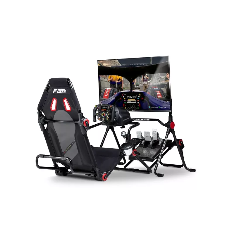 Grindų stovas Next Level Racing NLR-A020 — reguliuojamo aukščio, pakreipiamas tvirtinimo sprendimas sim lenktynių vairalazdėms ir periferijai
