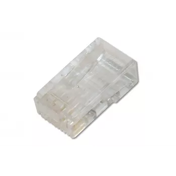 “Digitus” CAT 6A modulinis kištukas apvaliam kabeliui, ekranuotas, 100 vnt. RJ-45 kištukas