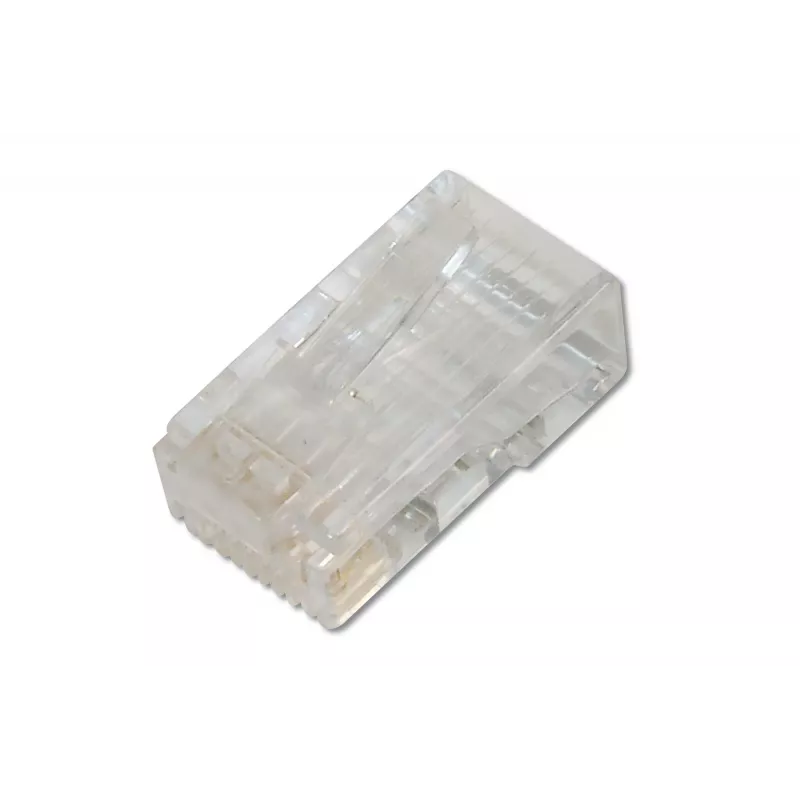 “Digitus” CAT 6A modulinis kištukas apvaliam kabeliui, ekranuotas, 100 vnt. RJ-45 kištukas