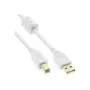 Microconnect USBAB2WF USB laidas USB 2.0 2 m USB A USB B Baltas
