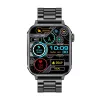 Išmanusis laikrodis Colmi P80 Steel Black su Bluetooth ir širdies ritmo matuokliu
